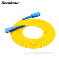 Cable de conexión de fibra óptica SC-SC OEM de fábrica profesional para solución de red